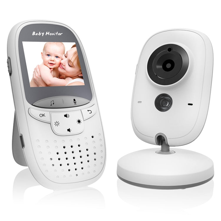 VB602 2.4 inch LCD 2.4GHz Wireless Surveillance Camera Baby Monitor, Support Two Way Talk Back, Night Vision, VB602 VB602 Grey