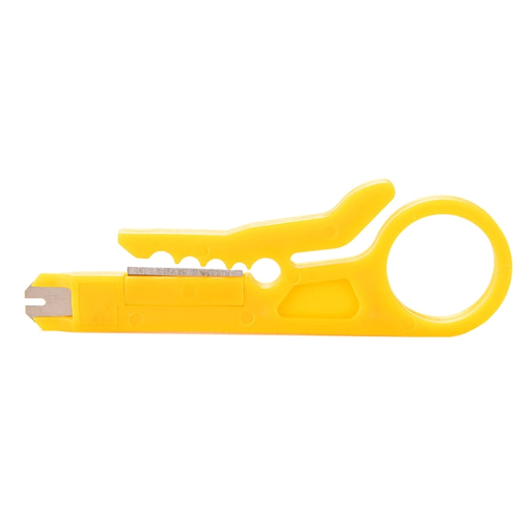10 PCS Mini Cable Crimping Tool Punch Down Cutter for RJ45 Cat5 Network Cable, Data Telephone Cable, Computer UTP Cable, 10 PCS