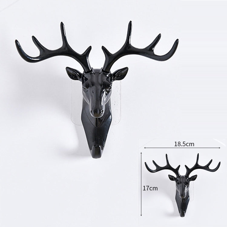 Creative Three-dimensional Multifunctional Deer Head Animal Decorative Hook Coat Hook Retro Clothes Hanging Creative Home Crafts, Random Style Delivery, Coat Hook
