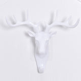 Creative Three-dimensional Multifunctional Deer Head Animal Decorative Hook Coat Hook Retro Clothes Hanging Creative Home Crafts, Random Style Delivery, Coat Hook