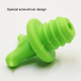 2pcs Creative Bird Style Silicone Wine Beer Condiments Bottle Stopper Random Color Delivery, 10 PCS Bird Shape