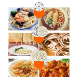 3 Molds Household Manually Small Stainless Steel Pressing Style Handhold Noodle Machine, 3 Molds