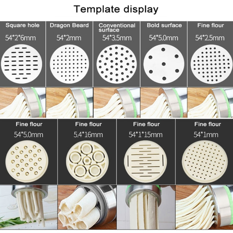4 Molds Household Manually Small Stainless Steel Pressing Style Handhold Noodle Machine, 4 Molds