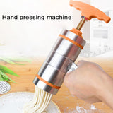 5 Molds Household Manually Small Stainless Steel Pressing Style Handhold Noodle Machine, 5 Molds
