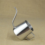 Long Narrow Spout 304 Stainless Steel Hand Drip Coffee Pot with Hanging Ear, 250ML