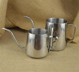 Long Narrow Spout 304 Stainless Steel Hand Drip Coffee Pot with Hanging Ear, 250ML
