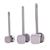 2 PCS Aluminum Alloy Loose Tenderizers Meat Hammer Steak Pork Kitchen Tools, Middle Size: 5.0 x 22.5cm, Middle Size: 5.0 x 22.5cm
