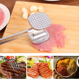 2 PCS Aluminum Alloy Loose Tenderizers Meat Hammer Steak Pork Kitchen Tools, Middle Size: 5.0 x 22.5cm, Middle Size: 5.0 x 22.5cm