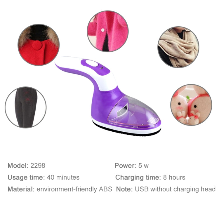 USB Charged And Battery Power Supplied Handle Rotatable Clothes Link Remover Machine