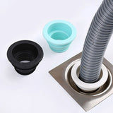 3 PCS Sewer Lengthen Odor-resistant Silicone Joint Kitchen Plumbing Sewer Drain Sealing Plug, Random Color Delivery, Sewer Lengthen Silicone Joint