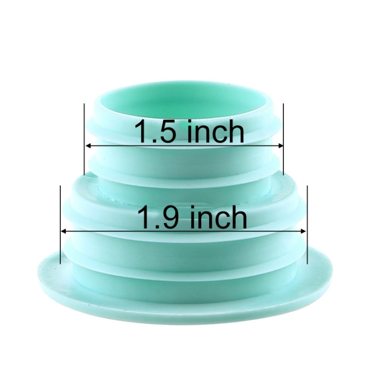 3 PCS Sewer Lengthen Odor-resistant Silicone Joint Kitchen Plumbing Sewer Drain Sealing Plug, Random Color Delivery, Sewer Lengthen Silicone Joint