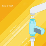 BD-LS-01 Baby Showering 360 Degree Rotatable LED Display Passive Water Thermometer, First Generation, White