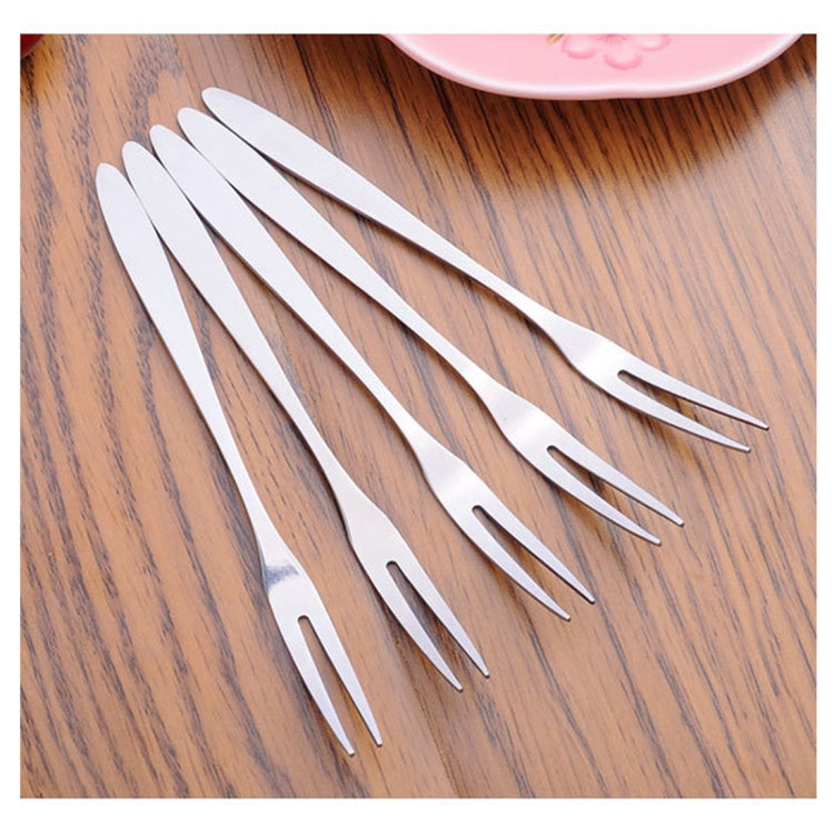 10 PCS Stainless Steel Fruit Fork Creative Environmental Small Fruit Prong, 10 PCS Fruit Fork
