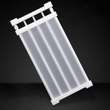 Wardrobe Storage Layered Baffle Cabinet Shelf Dormitory Partition Cupboard Partition Board, Width: 24cm, Stretch Range: 38-55cm, Stretch Range:38-55cm