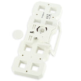 Multi-Function Large 3D LED Digital Wall Alarm Clock with Snooze Function, 12/24 Hours Display for Home, Kitchen, Office, DC 5V, CE Certificated, White Body Green Characters, White Body Blue Characters, White Body Red Characters                        ...