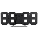 Multi-Function Large 3D LED Digital Wall Alarm Clock with Snooze Function, 12/24 Hours Display for Home, Kitchen, Office, DC 5V, CE Certificated, Black Body Green Characters, Black Body Blue Characters, Black Body White Characters