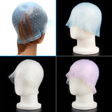 High Temperature Resistant Acid and Alkali Silicone Pick Dye Hair Dye Hat, Random Color Delivery, Dye Hat