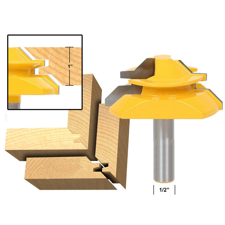 1/2 x 2-3/4 Shank Woodwork 45 Degree Engagement Tenon Cutter Blade Right Angle Accessories Knife Woodworking Tools, 1/2 x 2-3/4 1 2 x 2-3 4