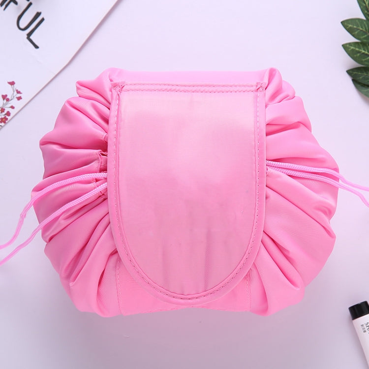 Travel Large Volume Drawstring Bag Cosmetic Sundries Storage Bag, Light Pink, Mint Green, Navy Blue, Beige, Red, Black, Dark Gray, Pink, Gray Blue, Light Grey Pink Pink
