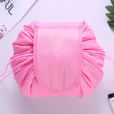 Travel Large Volume Drawstring Bag Cosmetic Sundries Storage Bag, Light Pink, Mint Green, Navy Blue, Beige, Red, Black, Dark Gray, Pink, Gray Blue, Light Grey Pink Pink