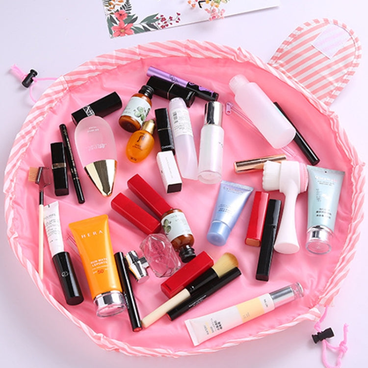 Travel Large Volume Drawstring Bag Cosmetic Sundries Storage Bag, Light Pink, Mint Green, Navy Blue, Beige, Red, Black, Dark Gray, Pink, Gray Blue, Light Grey