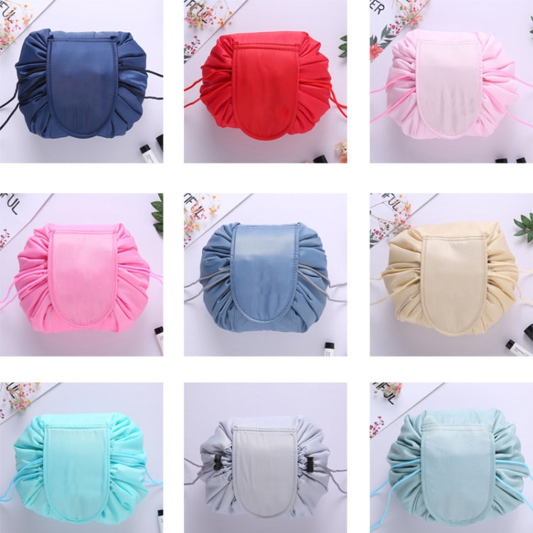 Travel Large Volume Drawstring Bag Cosmetic Sundries Storage Bag, Light Pink, Mint Green, Navy Blue, Beige, Red, Black, Dark Gray, Pink, Gray Blue, Light Grey