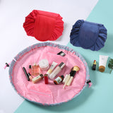 Travel Large Volume Drawstring Bag Cosmetic Sundries Storage Bag, Light Pink, Mint Green, Navy Blue, Beige, Red, Black, Dark Gray, Pink, Gray Blue, Light Grey