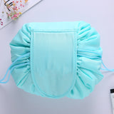 Travel Large Volume Drawstring Bag Cosmetic Sundries Storage Bag, Light Pink, Mint Green, Navy Blue, Beige, Red, Black, Dark Gray, Pink, Gray Blue, Light Grey Mint Green Mint Green