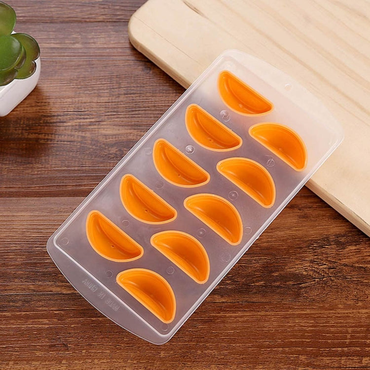 Orange Shaped Silicon Ice Cube Tray / Ice Mold Random Color, Orange Shaped