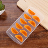 Orange Shaped Silicon Ice Cube Tray / Ice Mold Random Color, Orange Shaped