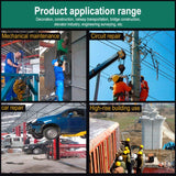 01 Type Multi-function Canvas Cloth Thickening Electrician Belt Pouch Maintenance Tools Shoulder Bag Convenient Tool Bag, Canvas Cloth Tool Bag