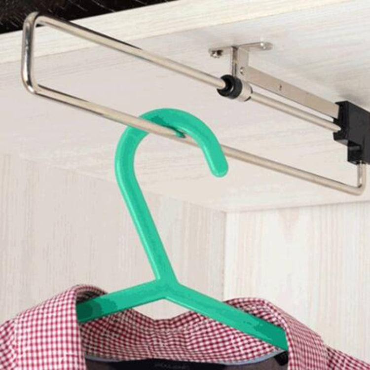 Telescopic Rail Pull-Out Wardrobe Clothes Hanger(30cm), 30cm 30cm
