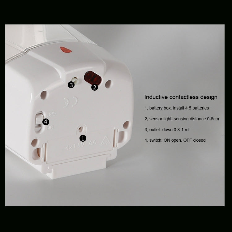 700ml Automatic Liquid Soap Dispenser, F1309 700ml Liquid Style