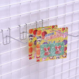 10pcs 3.5mm Supermarket Iron Grid Shelf Hook, Length: 15cm, 3.5mm 15cm