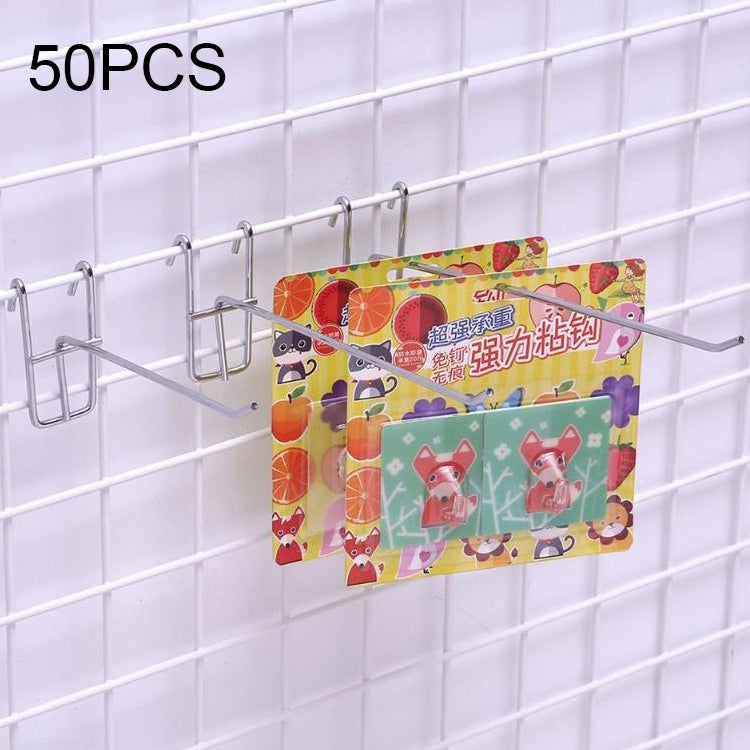 10pcs 3.5mm Supermarket Iron Grid Shelf Hook, Length: 20cm, 3.5mm 20cm 3.5mm 20cm
