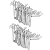 10pcs 3.5mm Supermarket Iron Grid Shelf Hook, Length: 25cm, 3.5mm 25cm