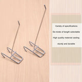 10pcs 3.5mm Supermarket Iron Grid Shelf Hook, Length: 25cm, 3.5mm 25cm