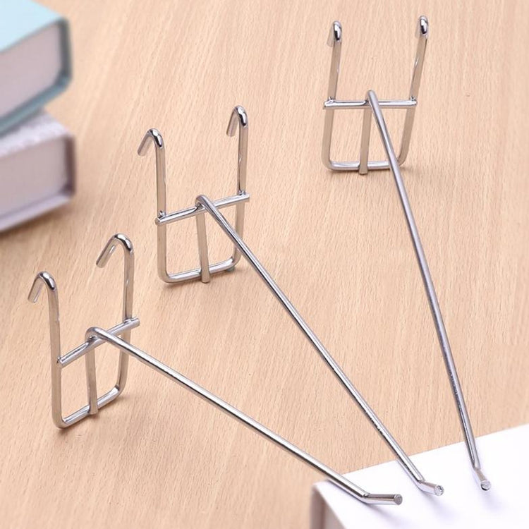 10pcs 3.5mm Supermarket Iron Grid Shelf Hook, Length: 5cm, 3.5mm 5cm