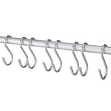 10pcs 3mm Multi-functional S-shaped Stainless Steel Metal Hook, Length: 9cm, 9cm