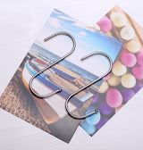 10pcs 3mm Multi-functional S-shaped Stainless Steel Metal Hook, Length: 9cm, 9cm