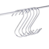 10pcs 3mm Multi-functional S-shaped Stainless Steel Metal Hook, Length: 7cm, 7cm