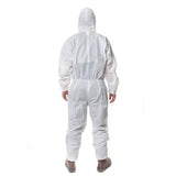 3M 4515 One-piece White Anti-static Anti-chemical Dustproof Sandblasting Suit with Cap, Size: M, 3M M