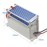 DC 12V 10G Sterilization Disinfection Odor Removal High Temperature Ceramic Plate Integrated Ozone Generator, DC 12V 10G