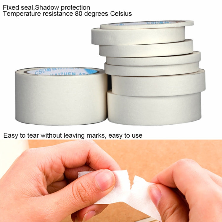 14 Volumes High Adhesion Decoration Spraying Masking office Writing Beautiful Paper Tape, Size: 50m x 20mm, Size: 50m x 20mm