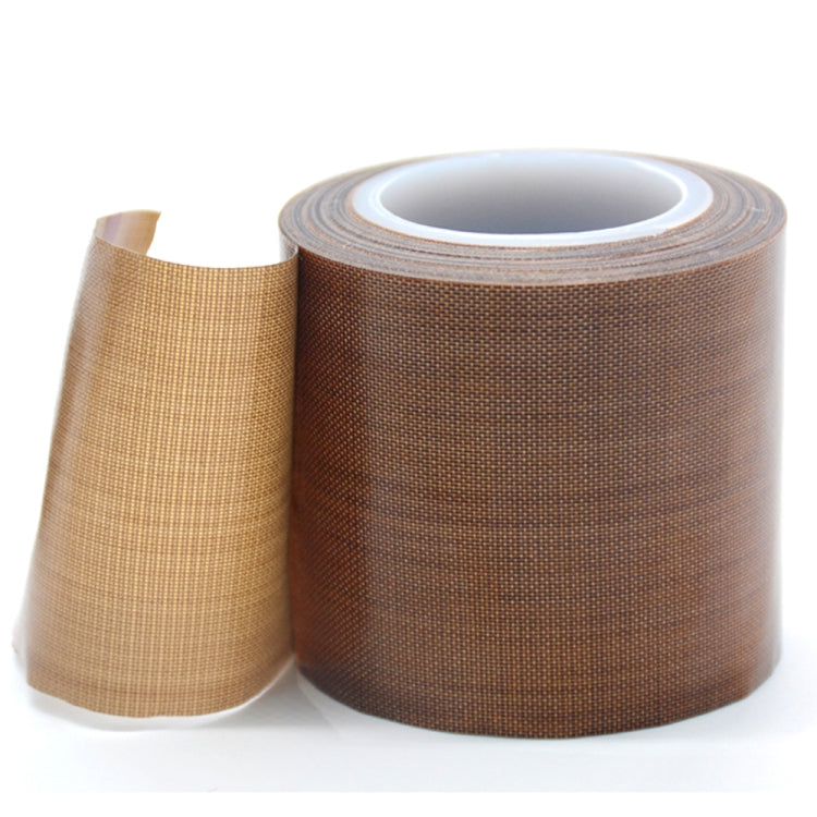 Teflon High Temperature Resistant Cloth Tape Sealing Machine Heat Insulation Tape, Size: 10m x 50mm, Size: 10m x 50mm