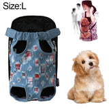 Front Pet Carrier Dog Backpack Bag, Size：L, Size：L