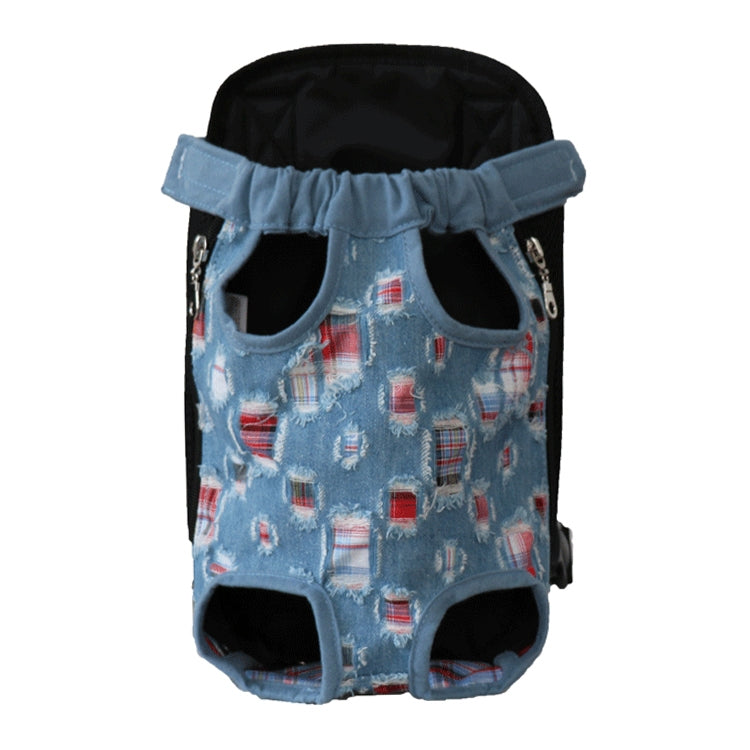 Front Pet Carrier Dog Backpack Bag, Size：L, Size：L