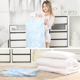 Space Saving Orchids Pattern Vacuum Storage Bag, Thinken Quilts Clothing Vacuum Seal Storage Bag, Size: 100*130 cm, Size: 100*130 cm