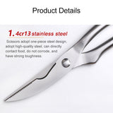 10 inch Kitchen Poultry Fish Chicken Bone Stainless Steel Cutter Cook Gadget Shear, Case Package, Case Package