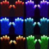 1 Pair Sequins Glowing Gloves LED Flash Gloves Dance and Party Supplies Halloween, Christmas and Other Festival Supplies, Sequins Glowing Gloves